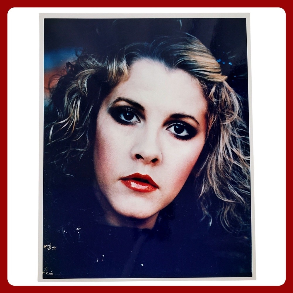 Stevie Nicks Fleetwood Mac Headshot S & M Rock Photograph Portrait 8x10 Glossy 3